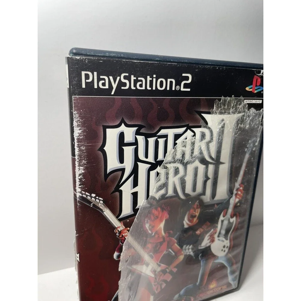Guitar Hero II 2 (Sony PlayStation 2, 2006) Black Label PS2 Complete w/ Manual
